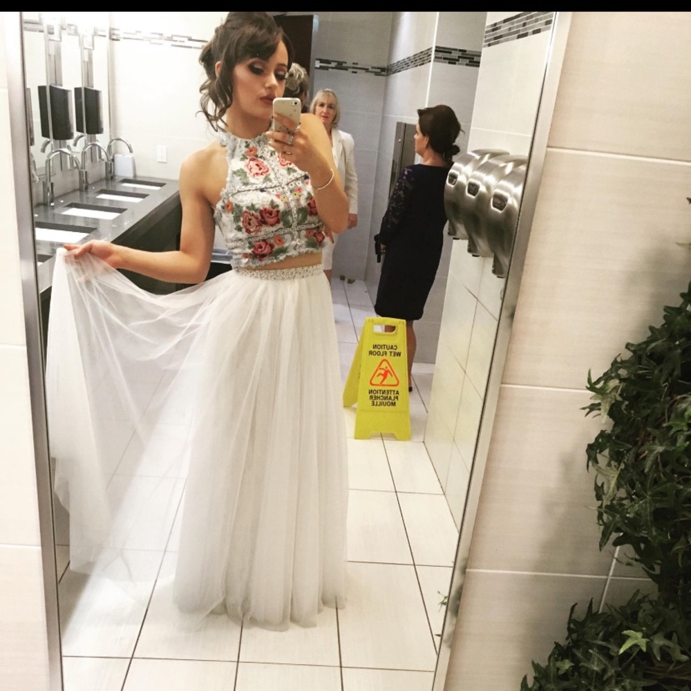 Sherri Hill 2 pice gown